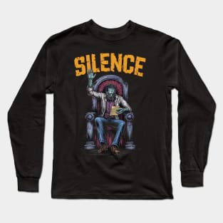 zombie silence (king baldwin) Long Sleeve T-Shirt